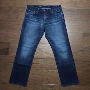 AG The Graduate Tailored Leg Denim Jeans Dark Wash Men's (32x29) 32x32